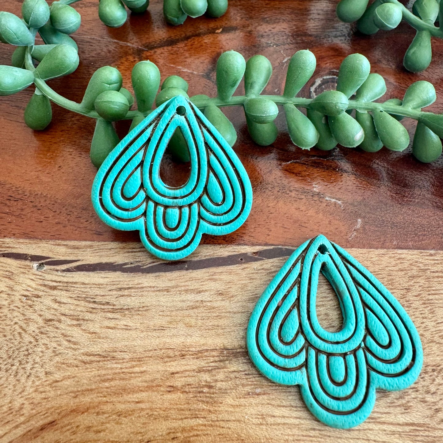 Turquoise Drop Pair