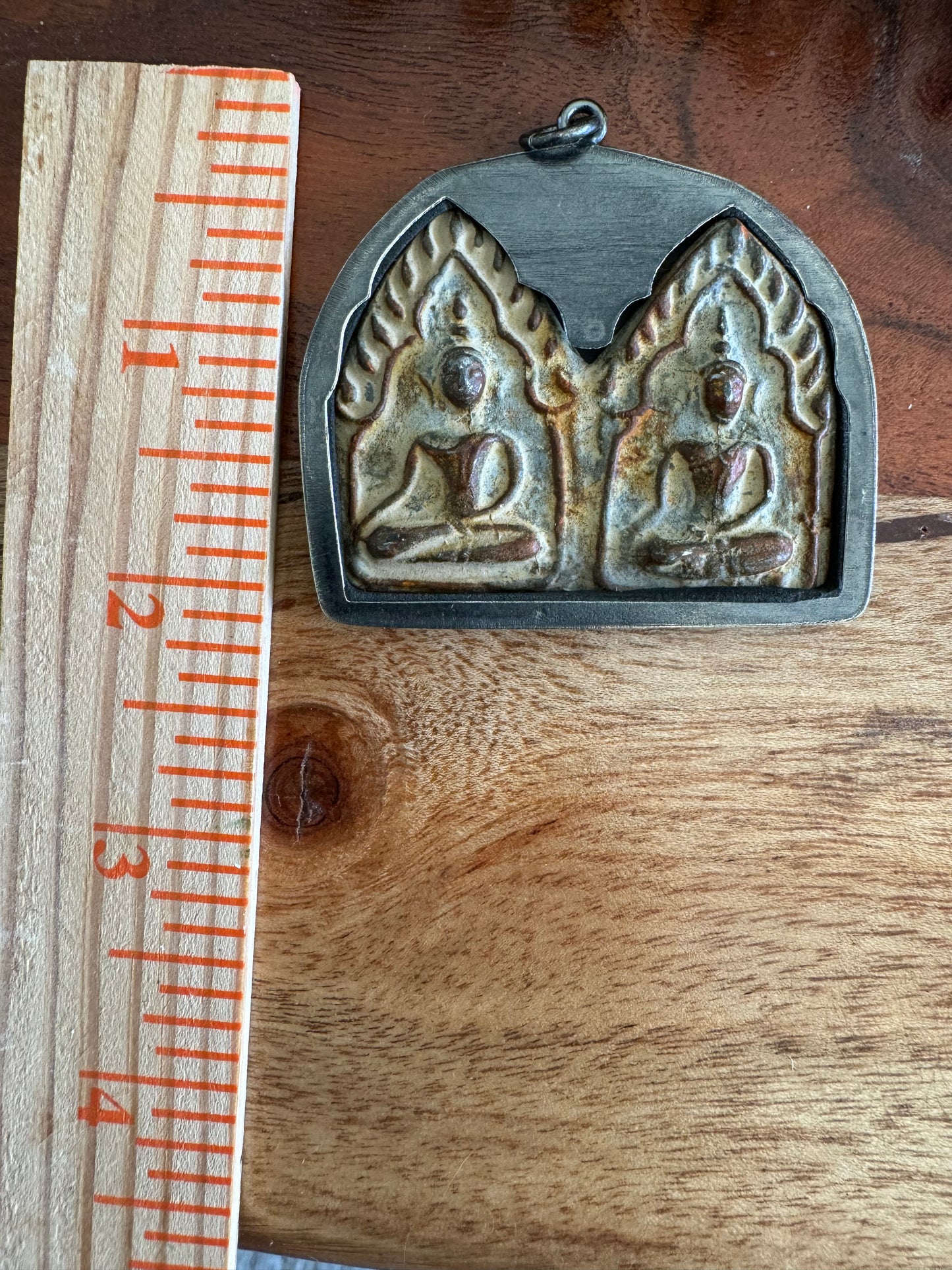 Thai Double Buddha Amulet