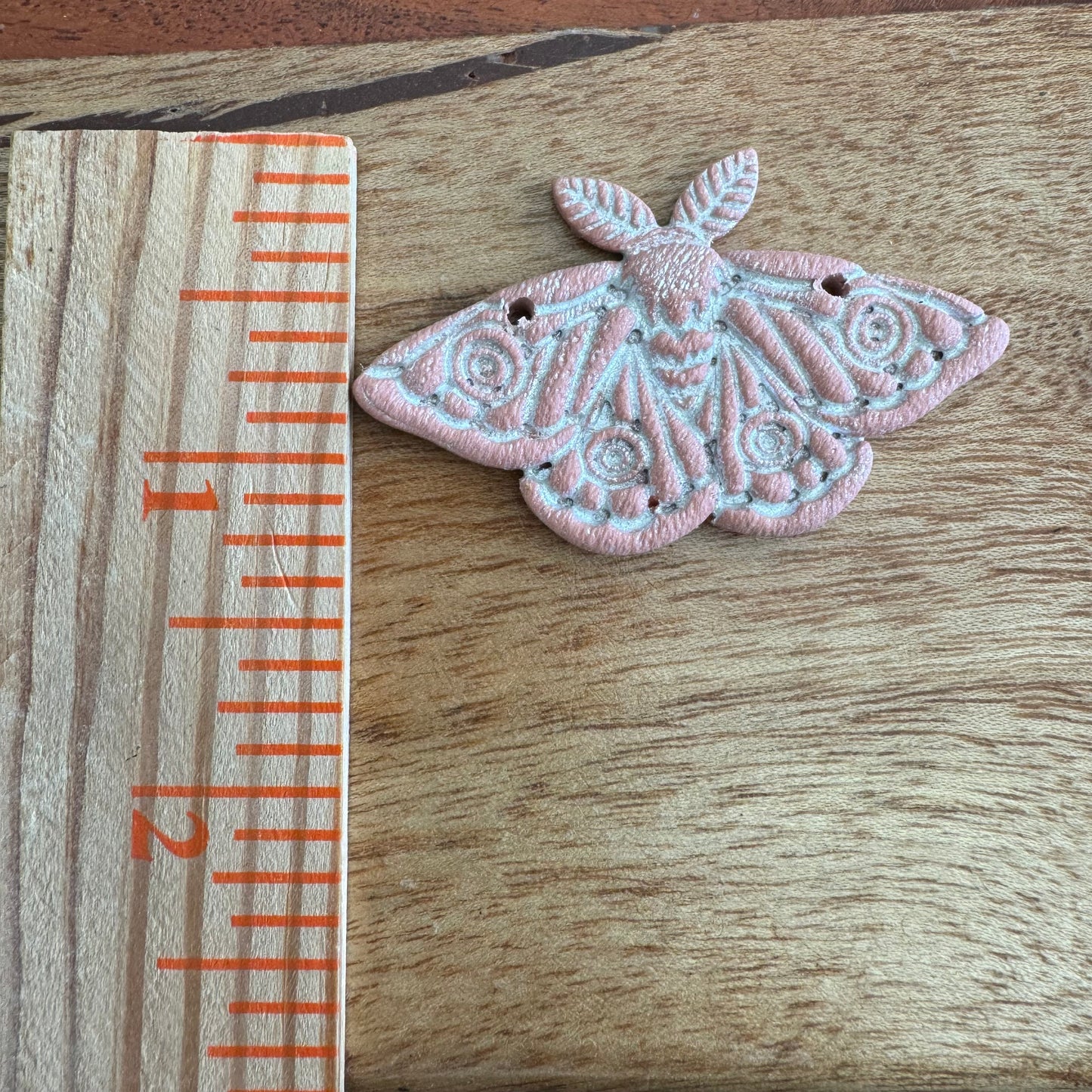 Pink Moth Pendant