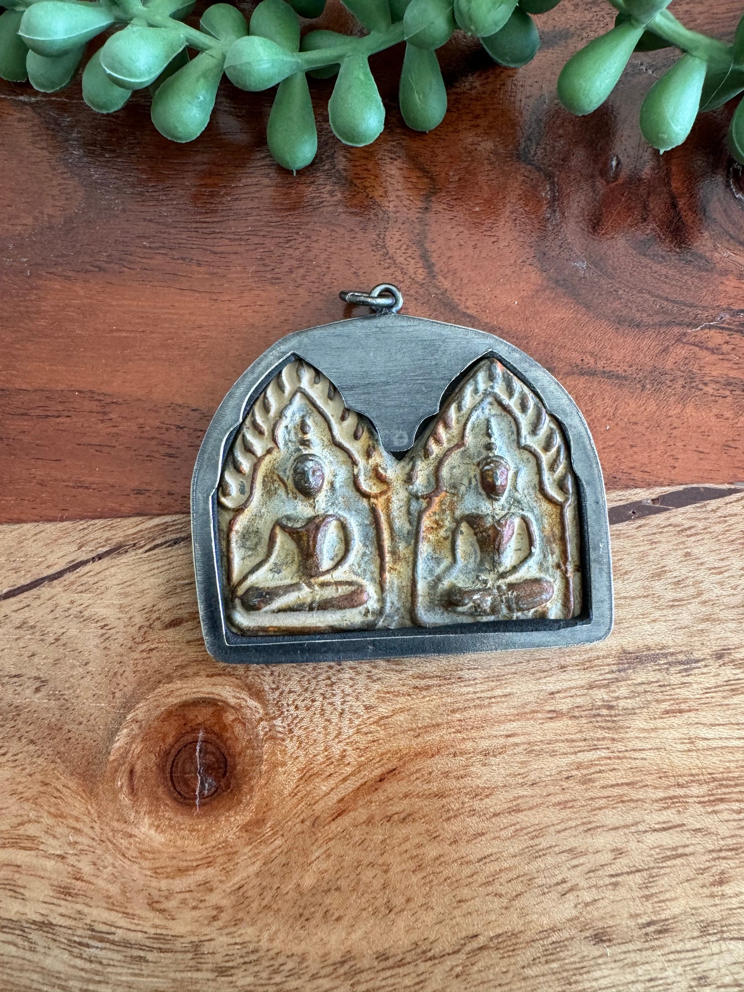 Thai Double Buddha Amulet