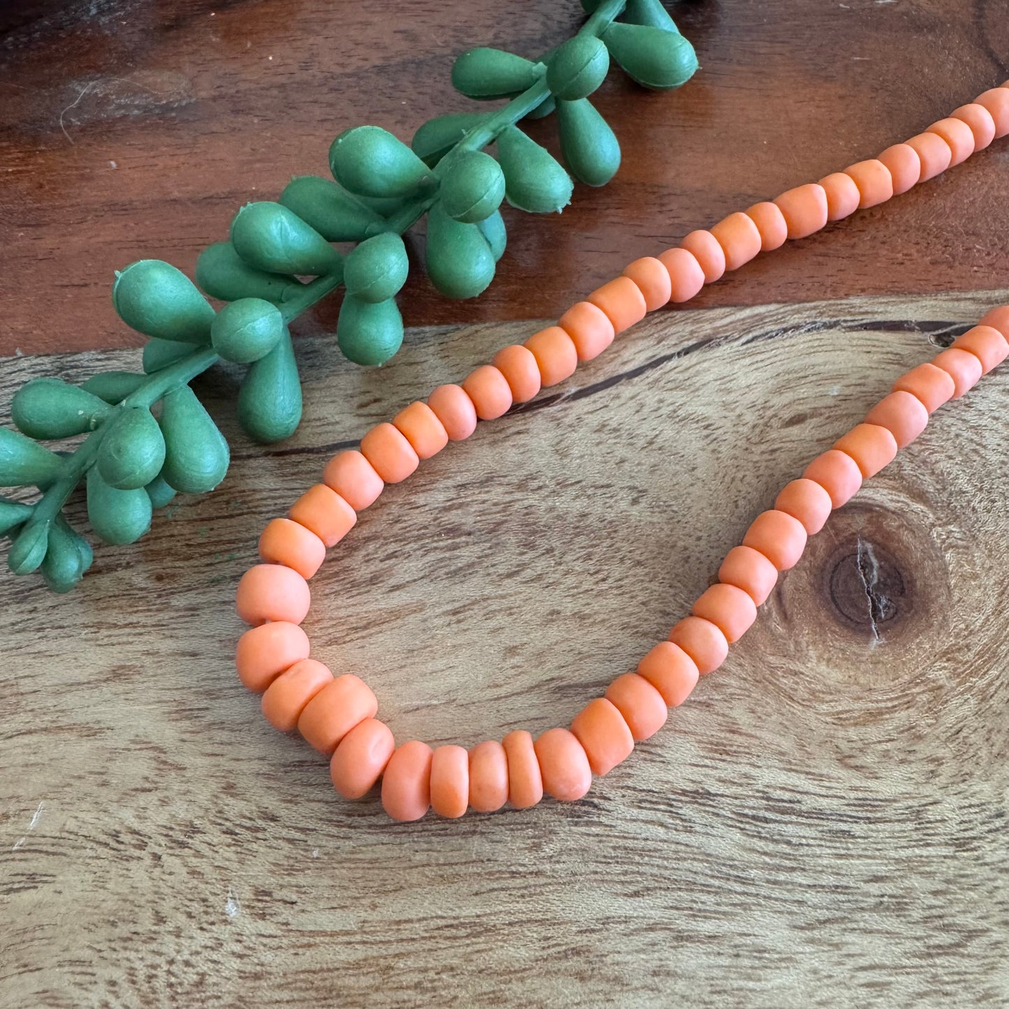 Orange Java Gooseberry Beads