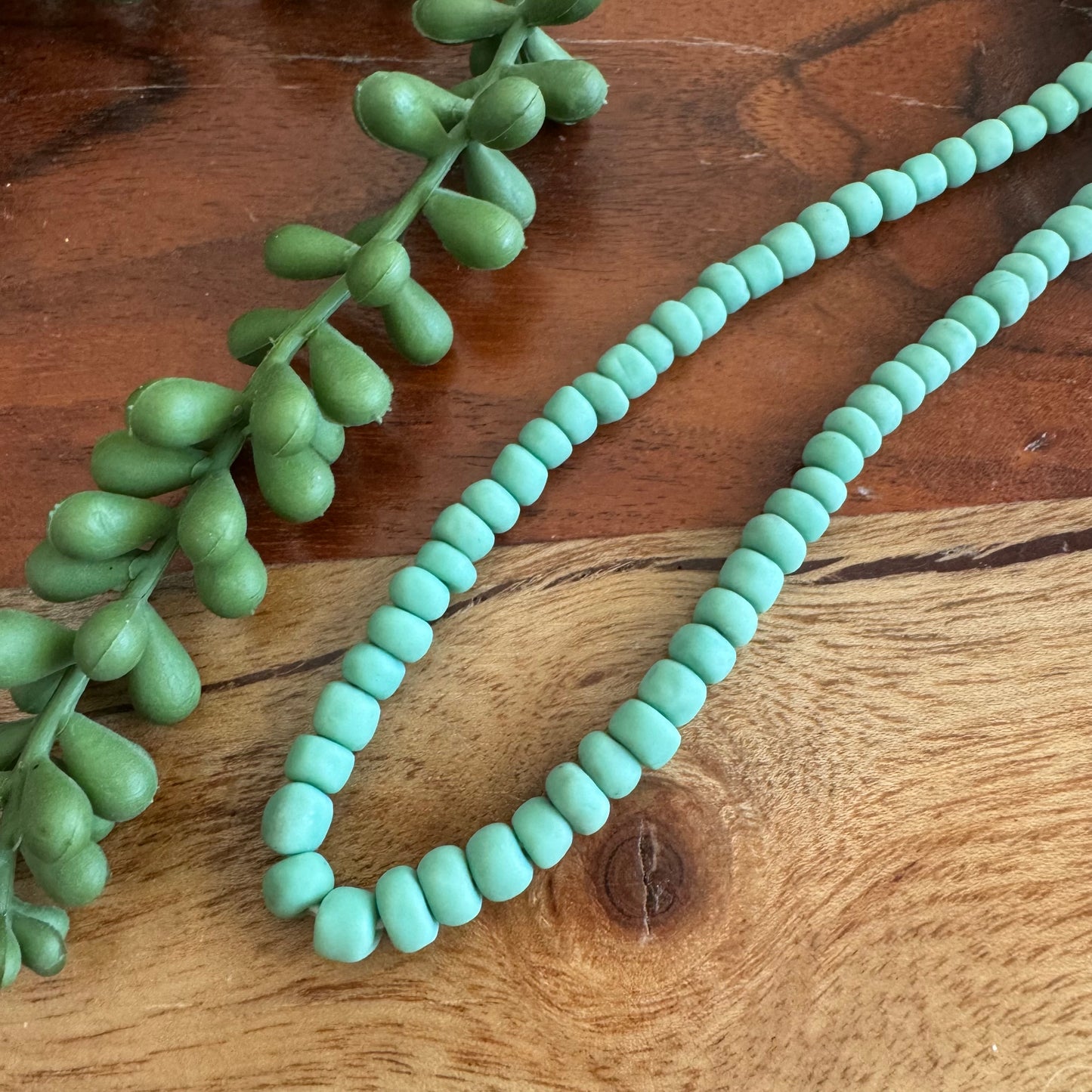 Aqua-Green Java Gooseberry Beads
