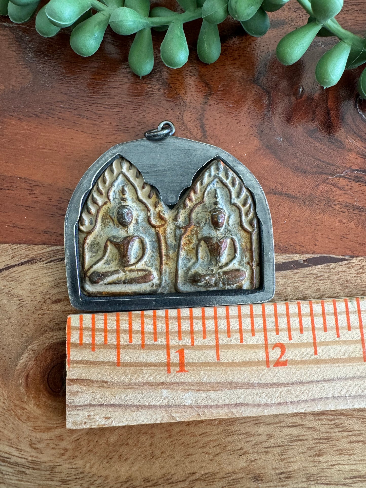 Thai Double Buddha Amulet