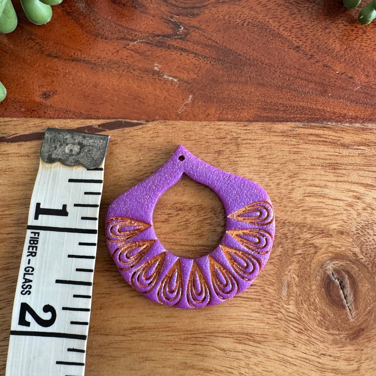 Purple Drop Pendant