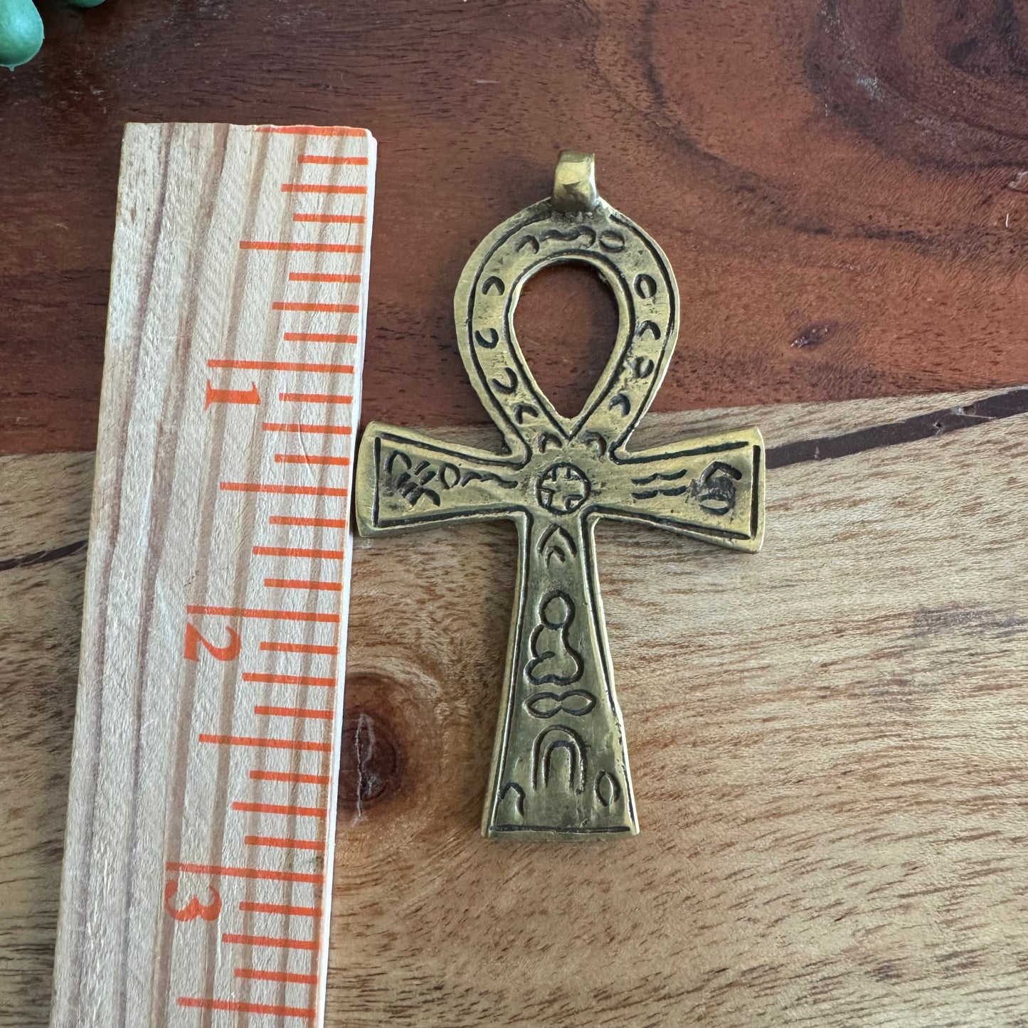 Brass Ankh Pendant