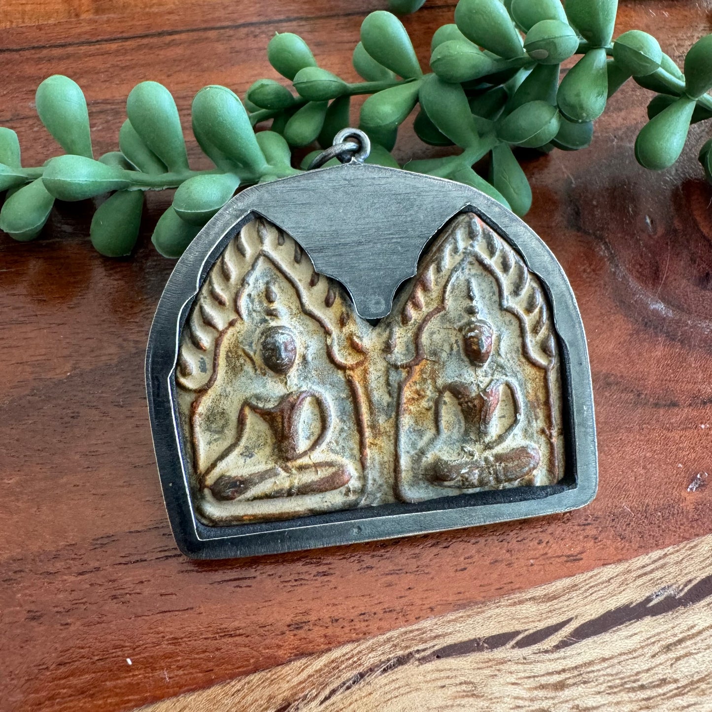 Thai Double Buddha Amulet