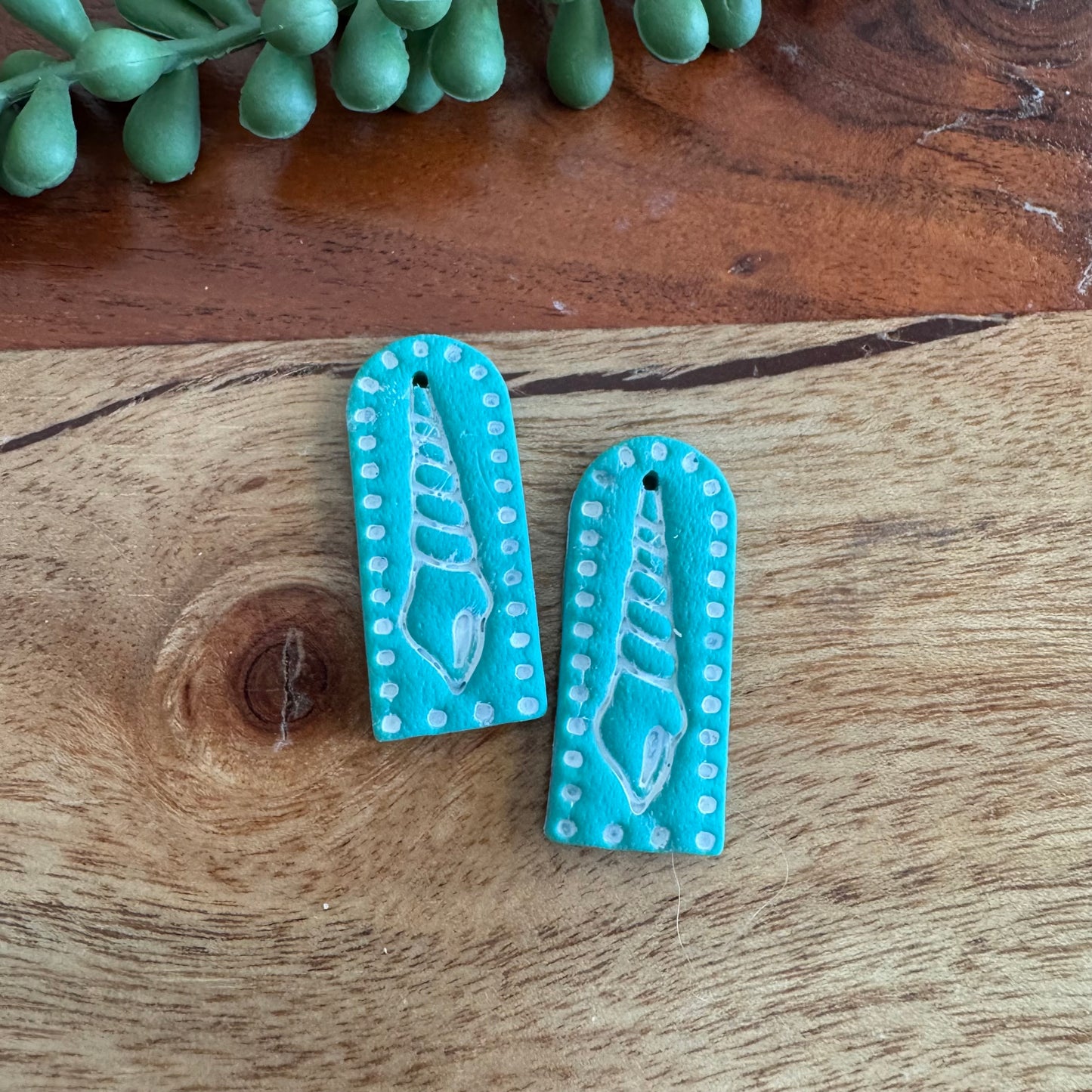 Turquoise Shell Pair