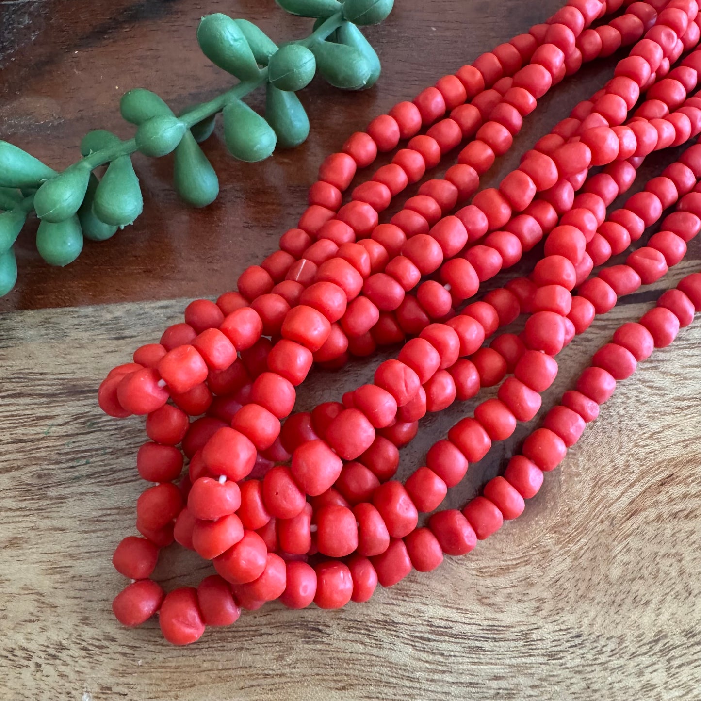 Red Java Gooseberry Beads