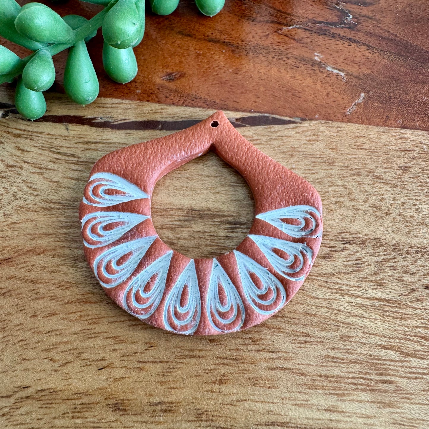 Terracotta Drop Pendant