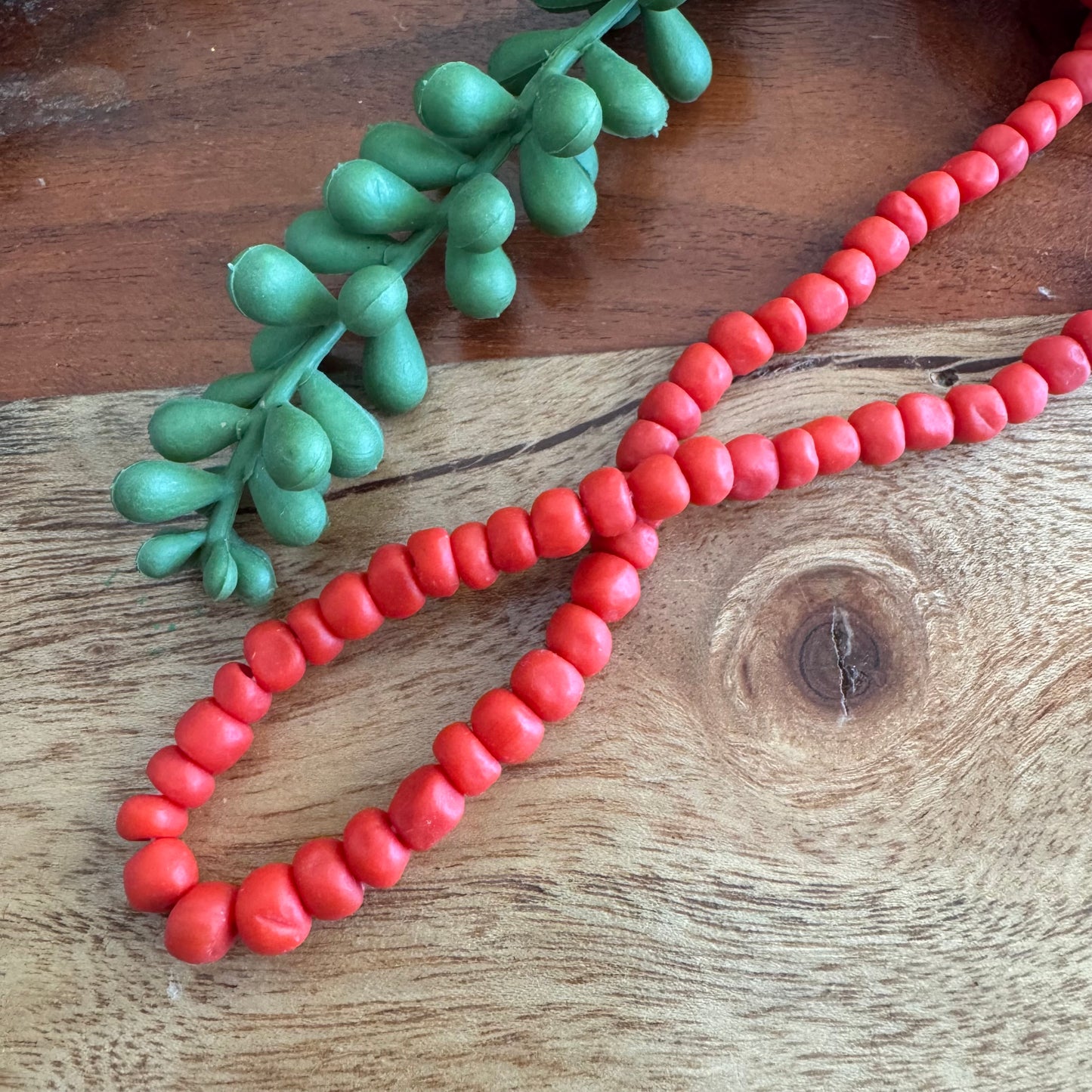Red Java Gooseberry Beads