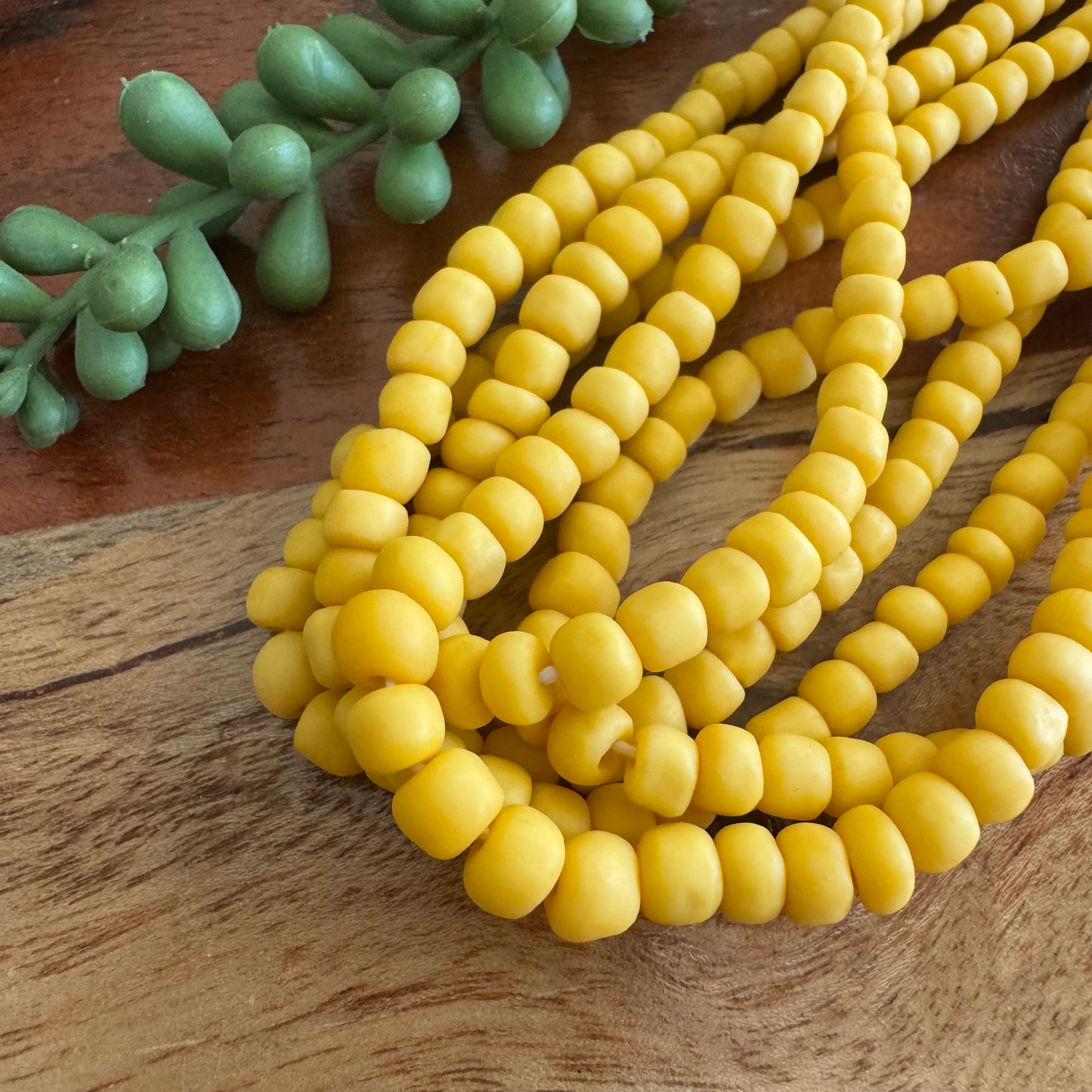Yellow Java Gooseberry Beads