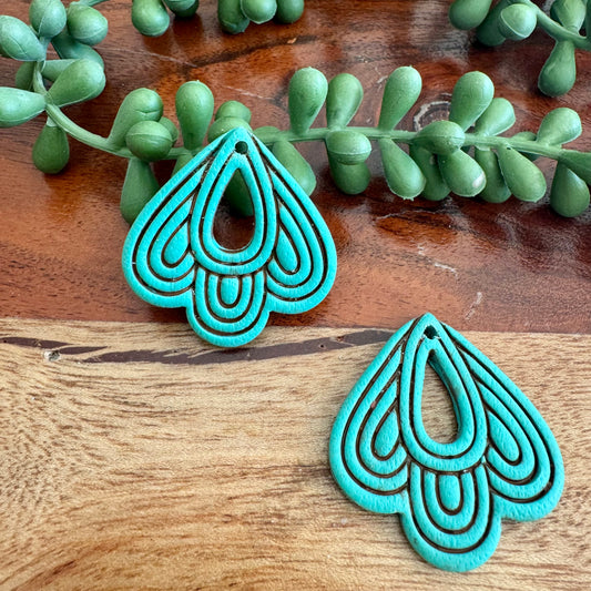 Turquoise Drop Pair