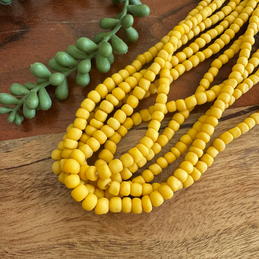 Yellow Java Gooseberry Beads