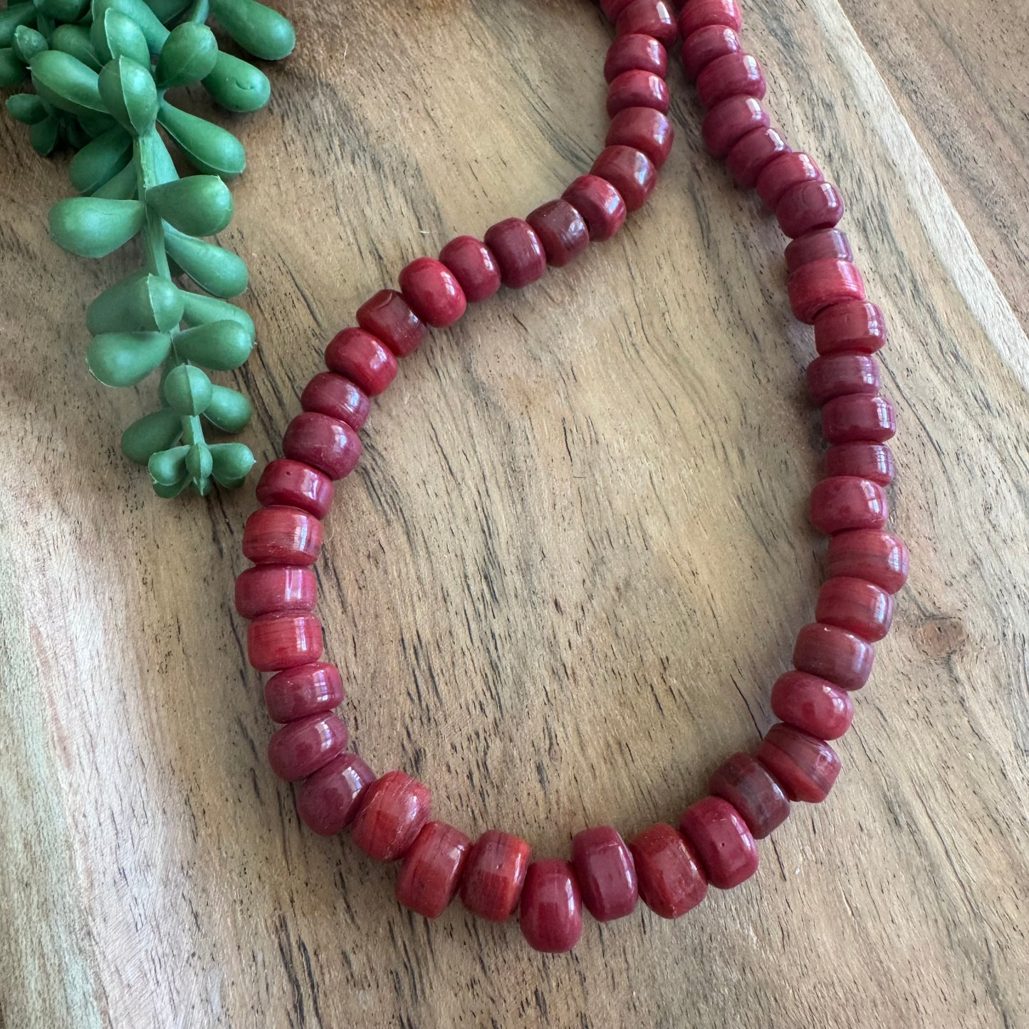 Red Crow Glass Beads (India)
