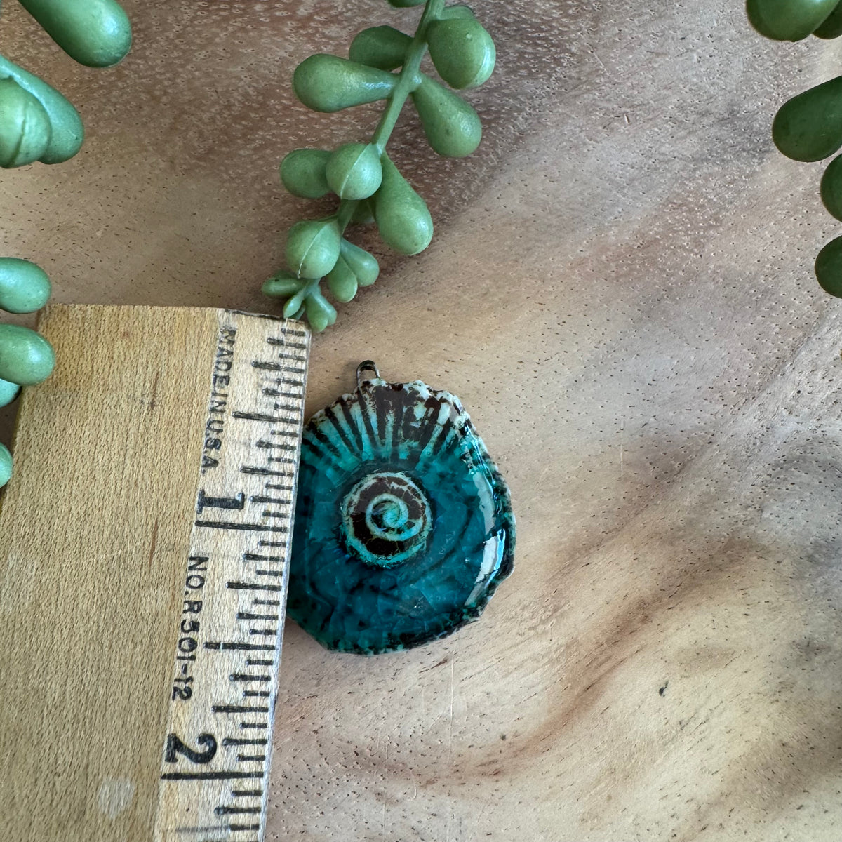 Artisan Ceramic Organic Pendant by Molly Perry MP19