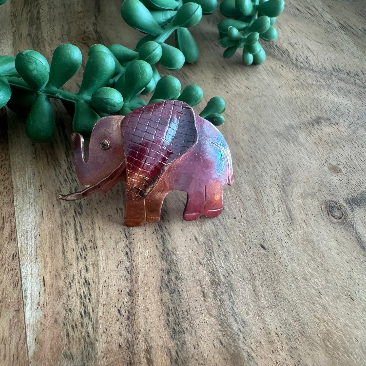 Copper Elephant Slider by Patricia Healey