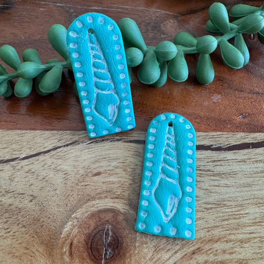 Turquoise Shell Pair