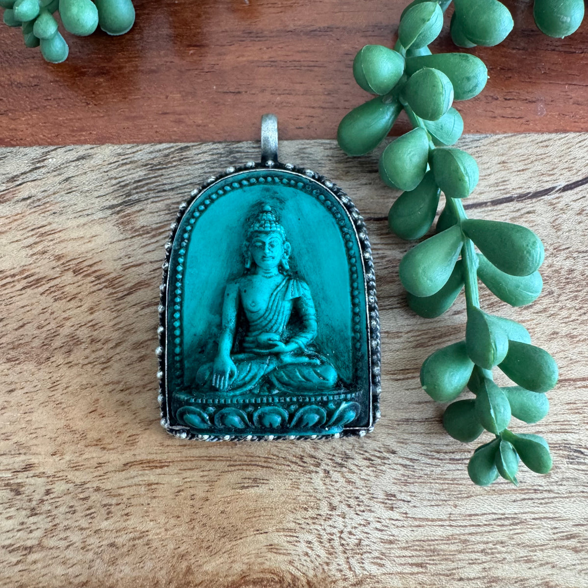 Green Buddha Amulet