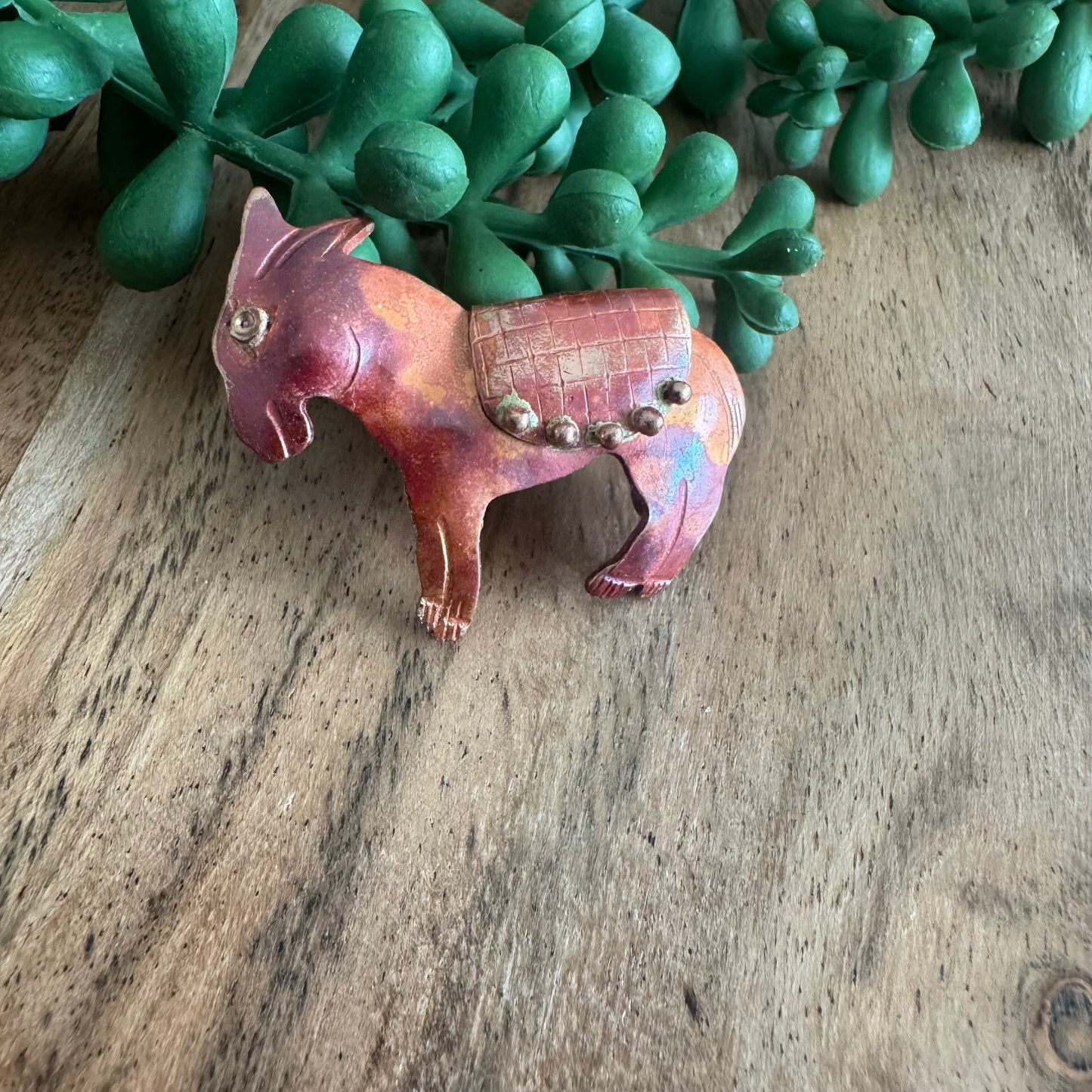 Copper Donkey Slider by Patricia Healey