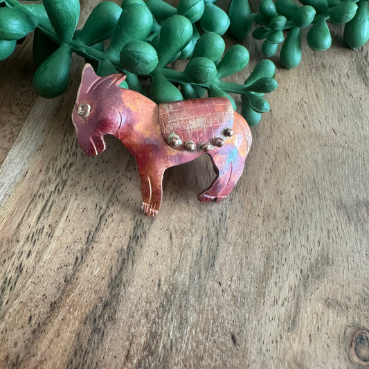 Copper Donkey Slider by Patricia Healey