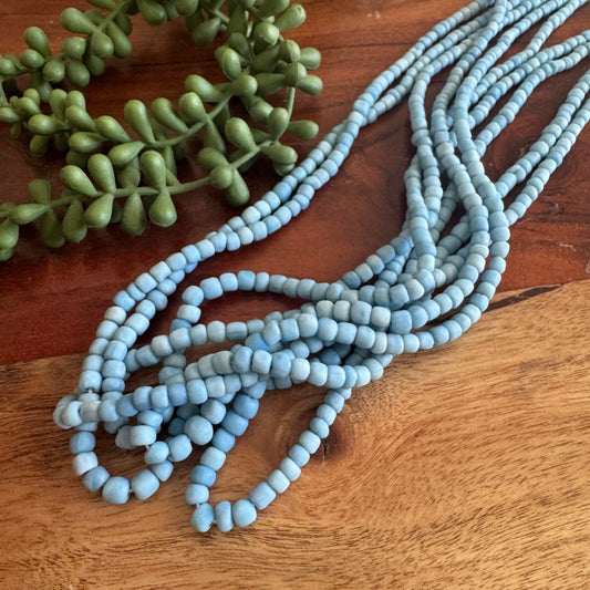 Light Blue Java Gooseberry Beads