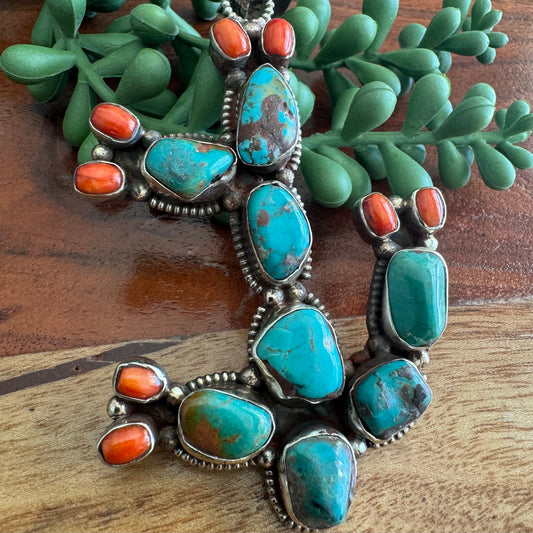 Turquoise Cactus Pendant