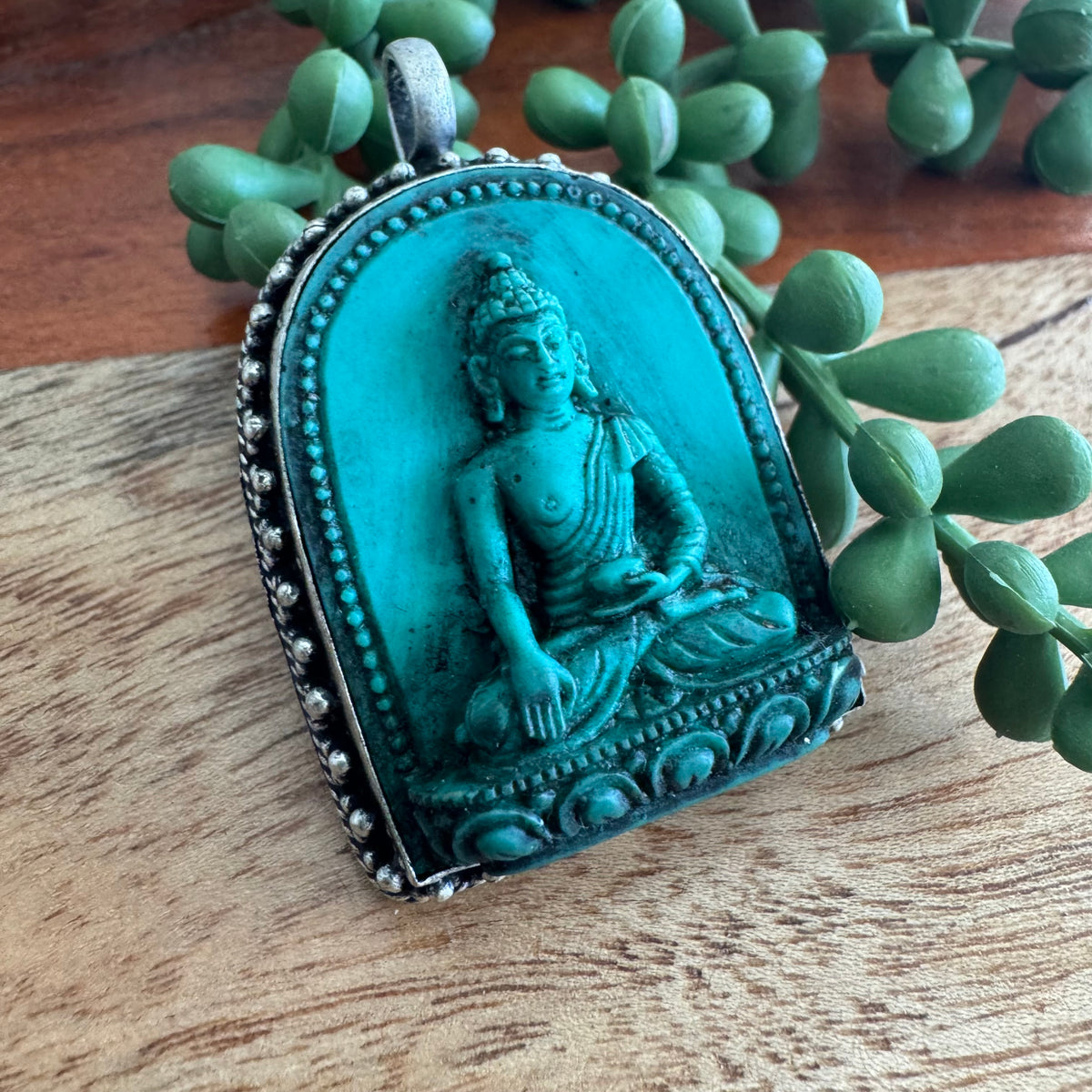 Green Buddha Amulet