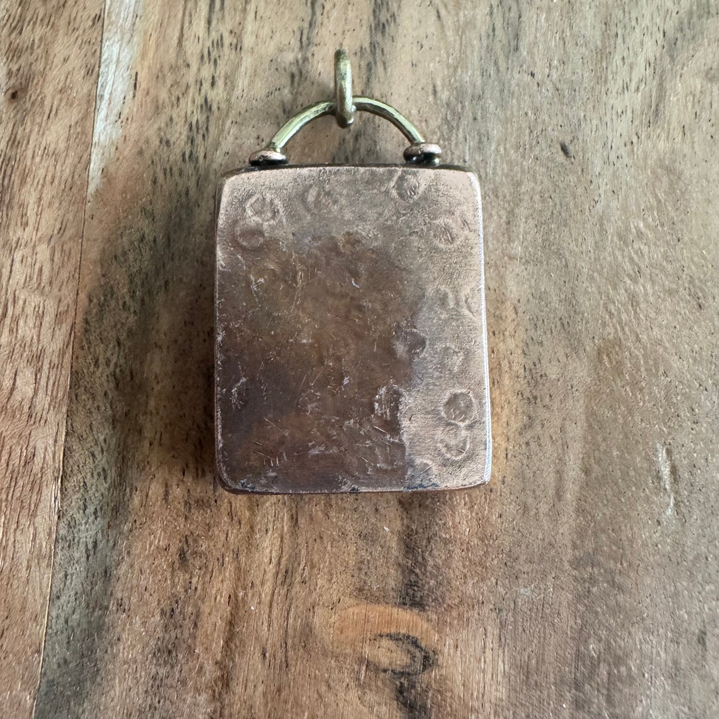 Antiqued Copper Love Kitty Pendant by Patricia Healey PH05