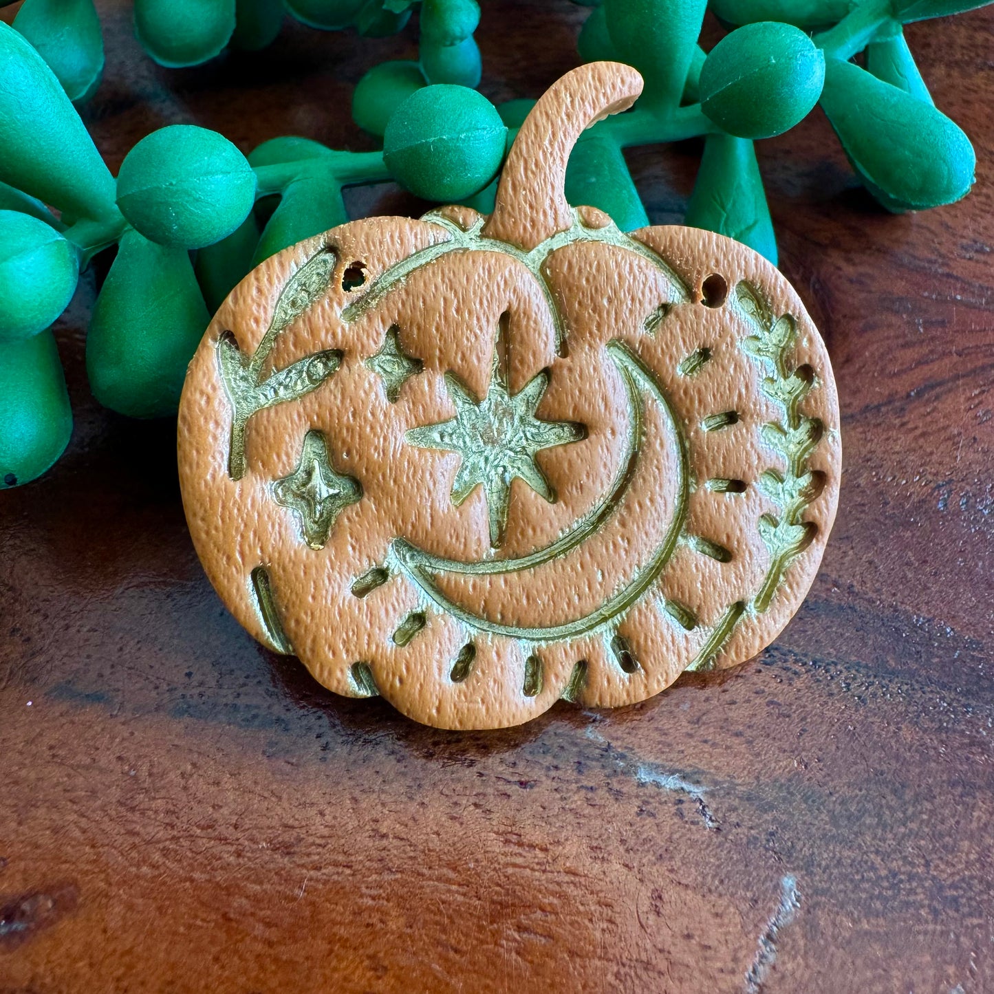 Celestial Pumpkin Pendant