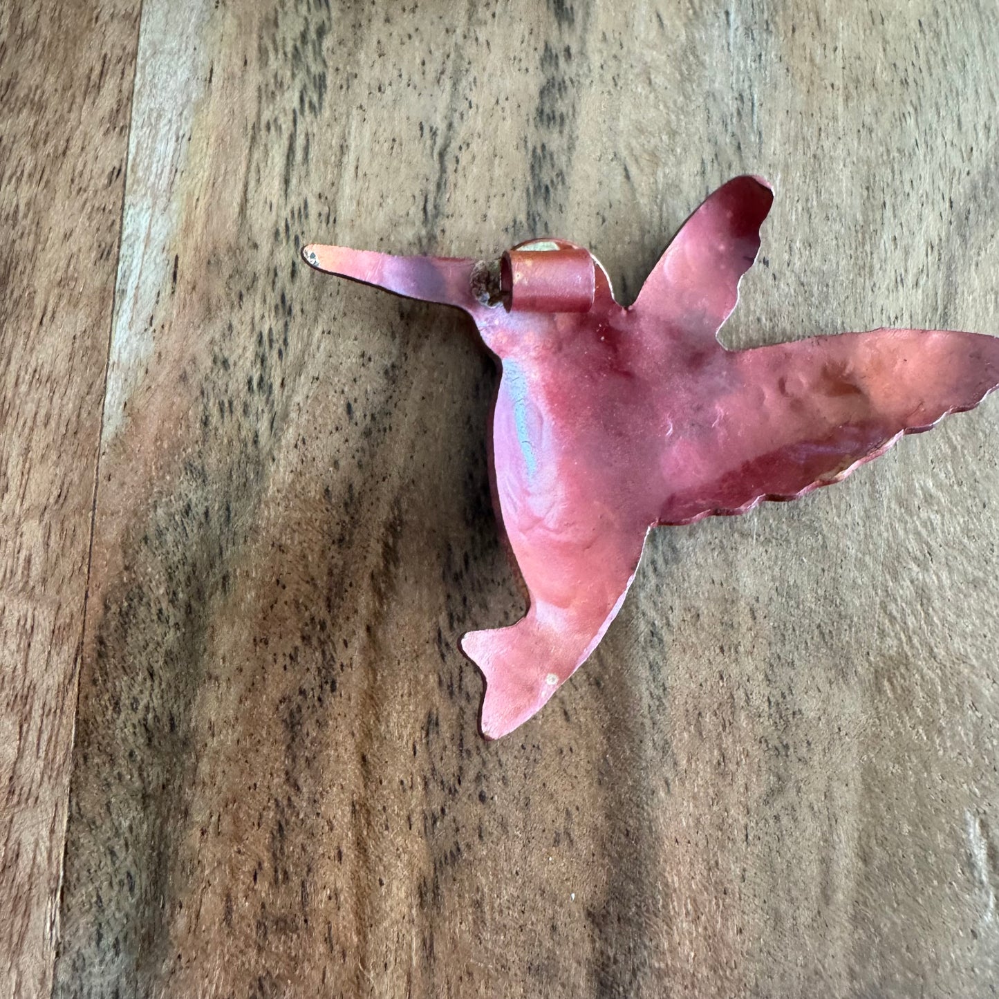 Small Copper Hummingbird Pendant by Patricia Healey PH11