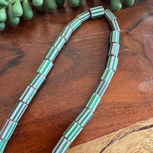 Striped Glass Beads (India)
