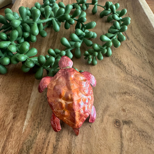 Large Copper Sea Turtle Pendant by Patricia Healey