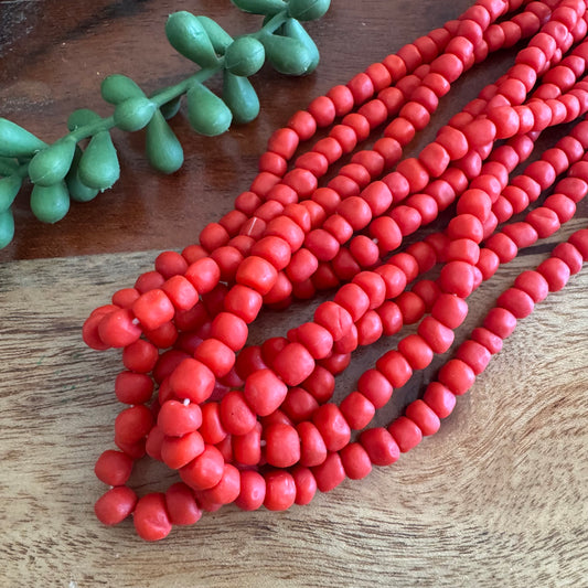 Red Java Gooseberry Beads