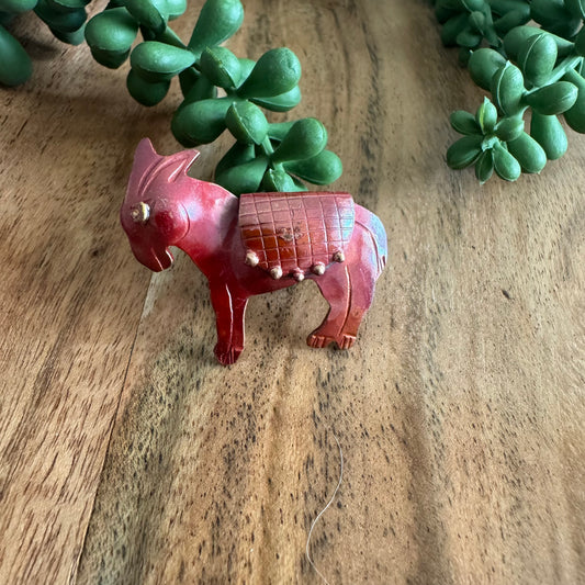 Copper Donkey Pendant by Patricia Healey
