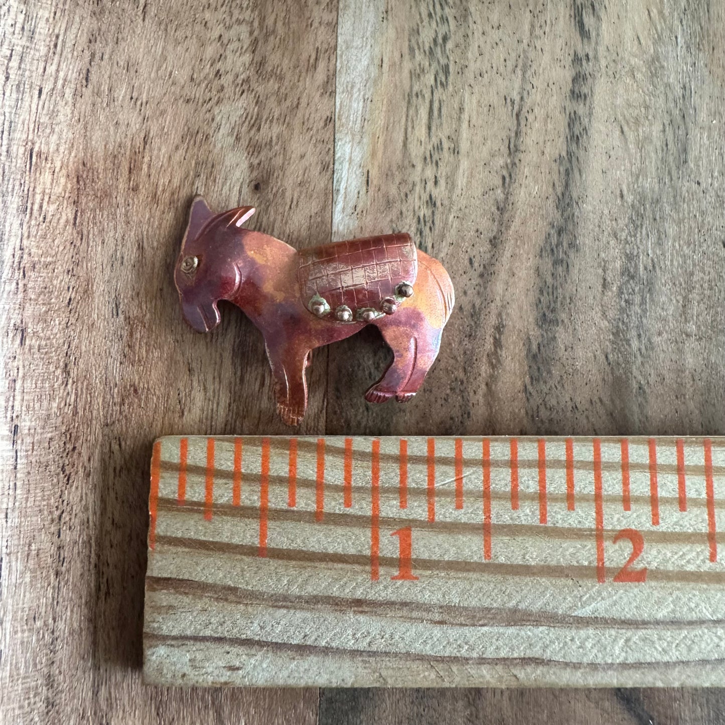 Copper Donkey Slider by Patricia Healey