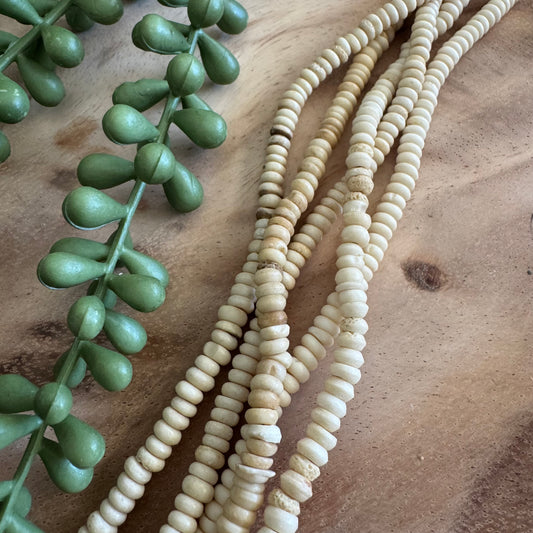 Bone Rondelle Beads – 3x5mm – 15–16 Inch Strand BN26
