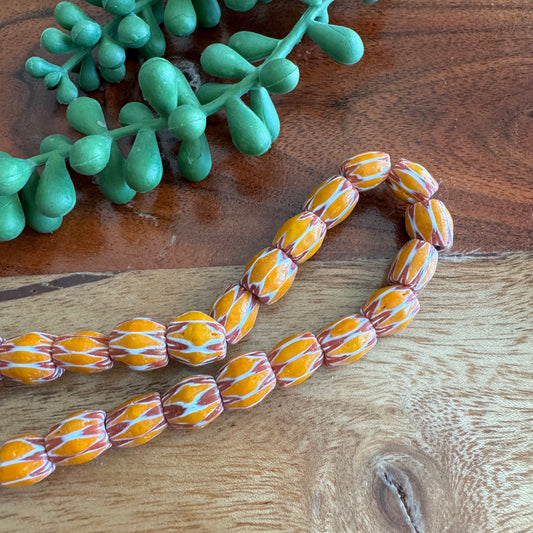 Chevron Glass Beads (India) CV04