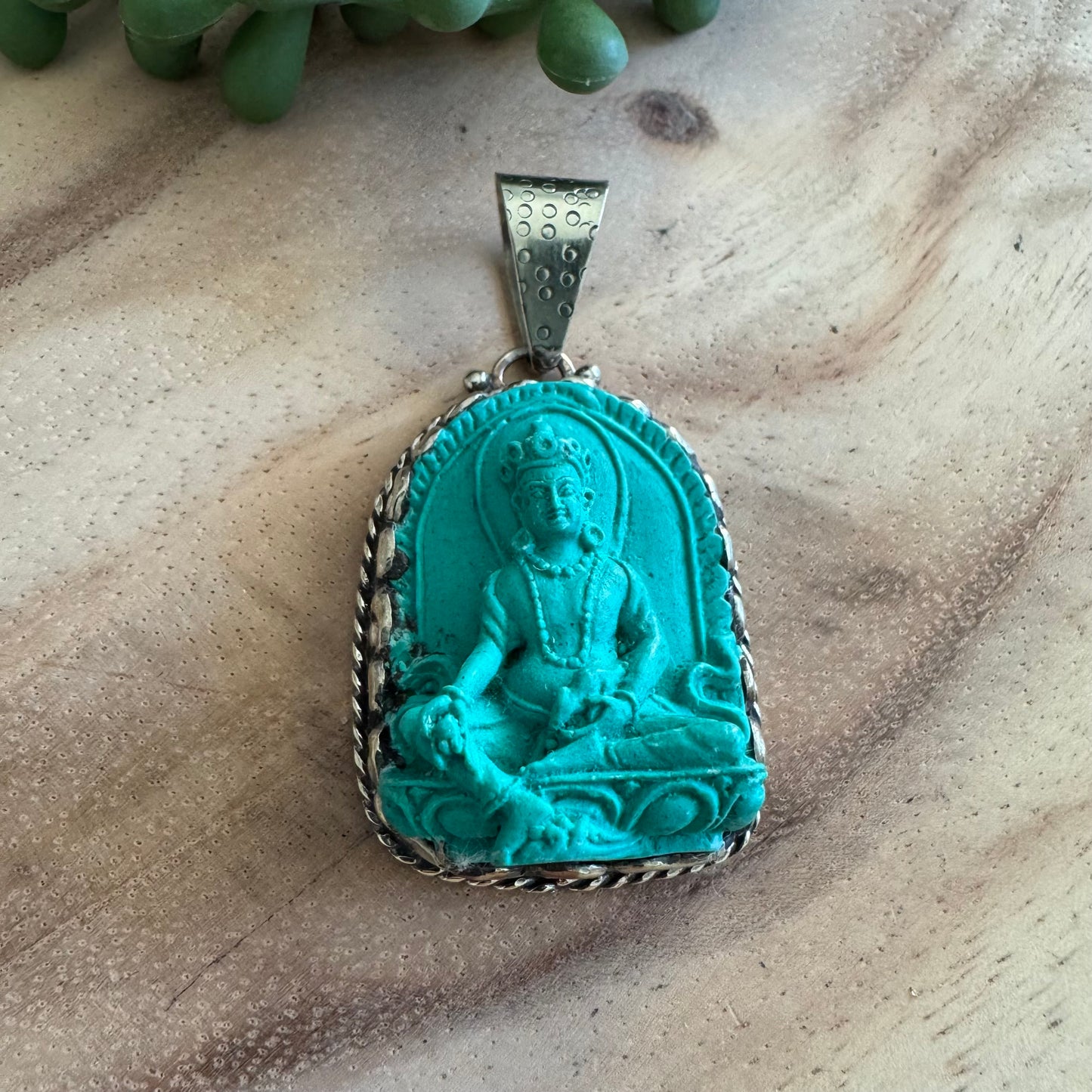 Green Buddha Amulet