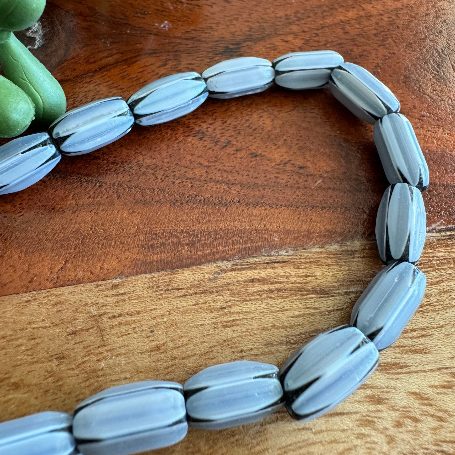 Chevron Glass Beads (India) CV01