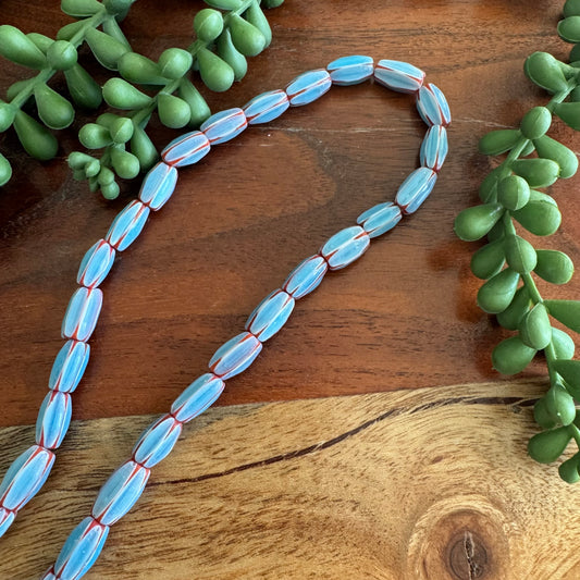 Chevron Glass Beads (India) CV03