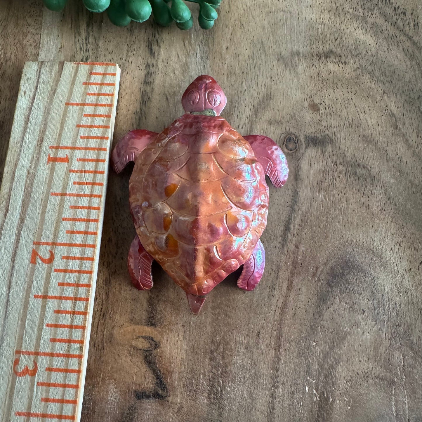 Large Copper Sea Turtle Pendant by Patricia Healey