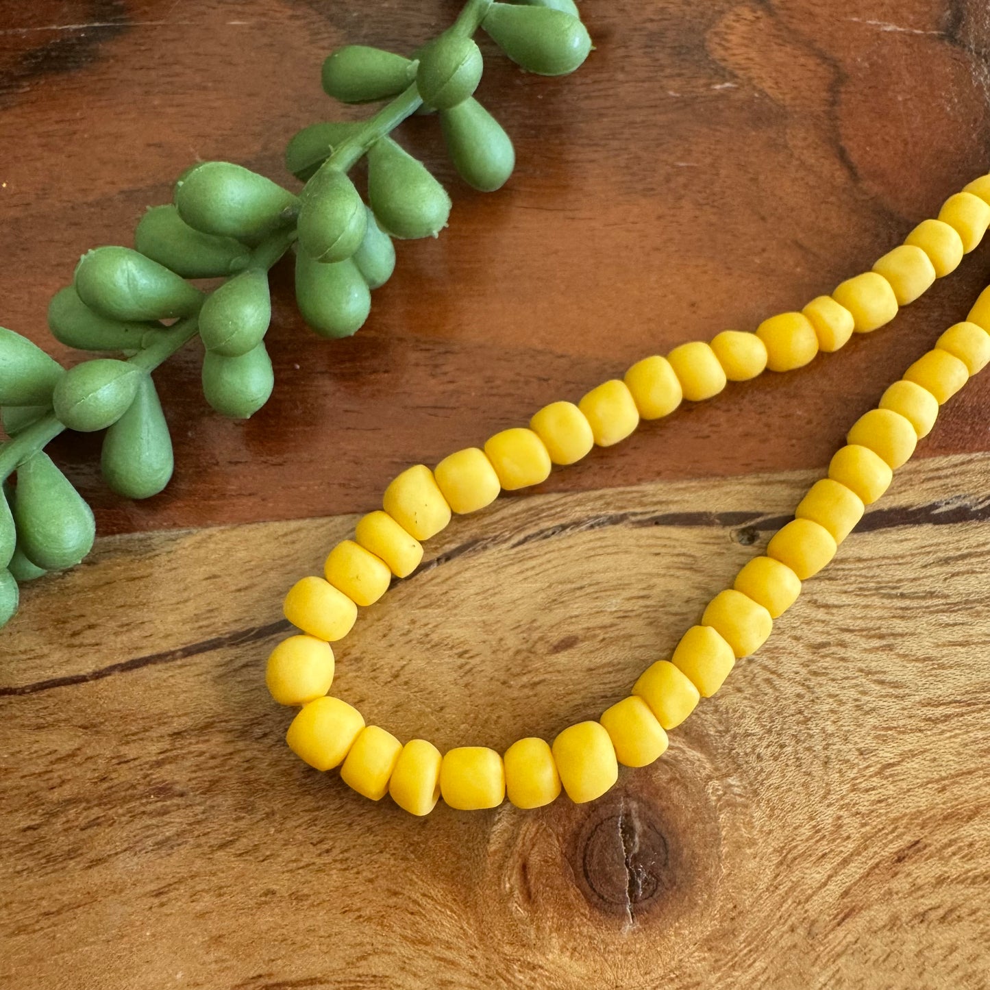 Yellow Java Gooseberry Beads