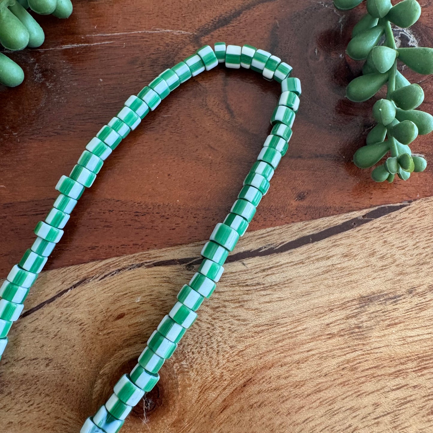 Striped Glass Beads (India) CV08